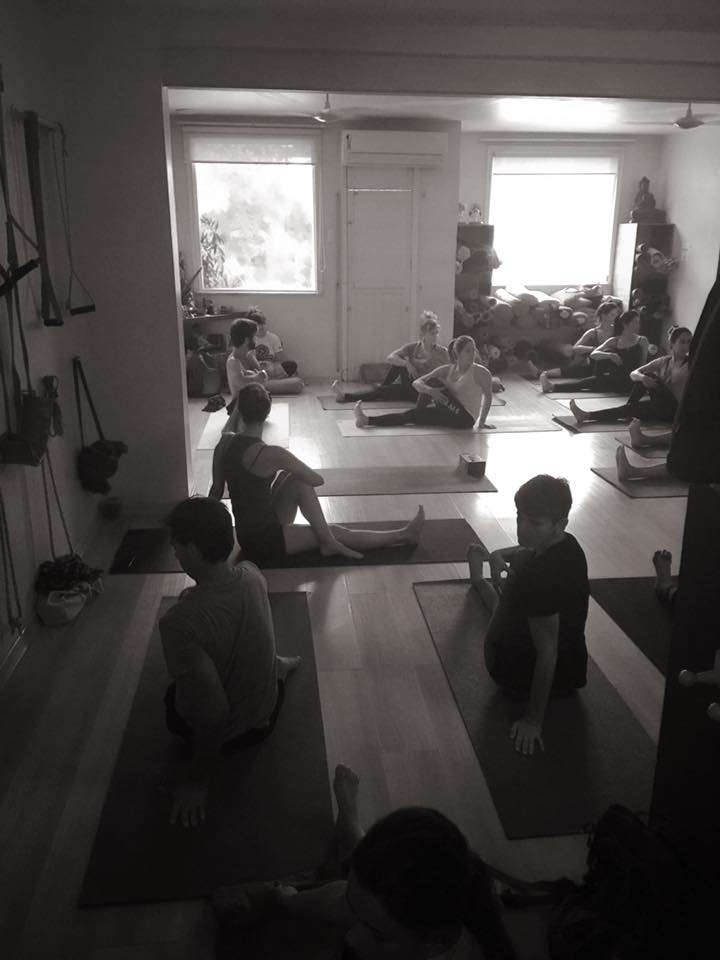 Aula de Yoga no Saraswati Studio